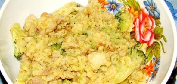 Курица с брокколи