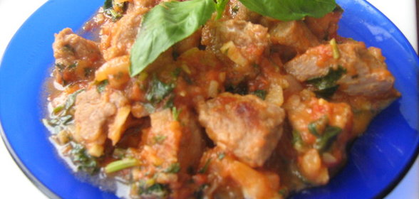 ЧАШУШУЛИ - тушеное мясо