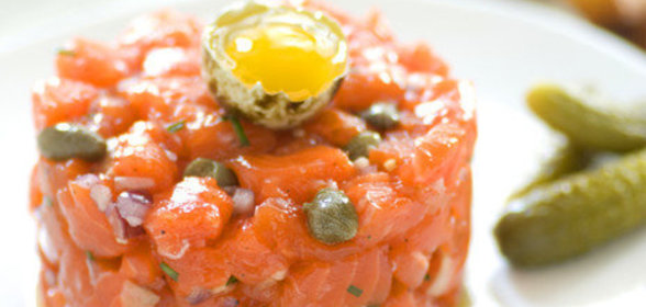 Тартар из лосося
