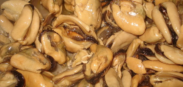 Мидии и кальмары копченые (домашний вариант)