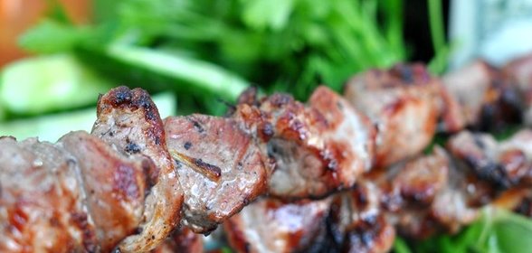 Шашлык из телятины по-уйгурски