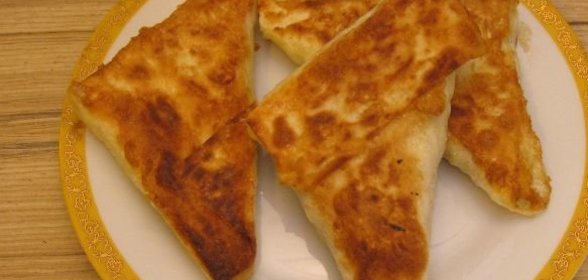 Треугольные пирожки из лаваша