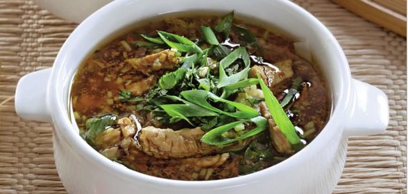 Миен га, вьетнамский куриный суп