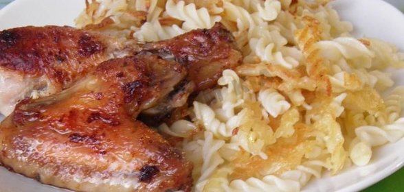 Жареная курица в мультиварке