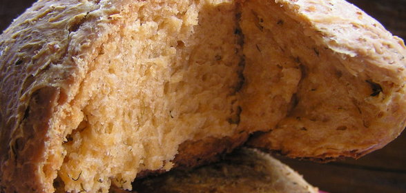 Томатно- укропный хлеб