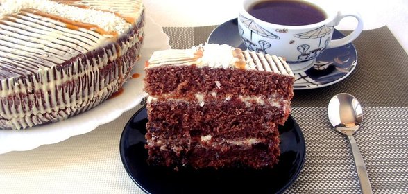 Торт «Черно-белая геометрия» или «Жизня полосатая!!!» С благодарностью