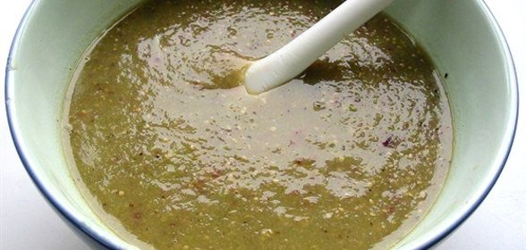 Желтый соус барбекю из томатилло