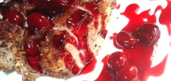 Вишневый соус с петрушкой к мясу