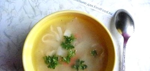 Похлёбка с домашней лапшой