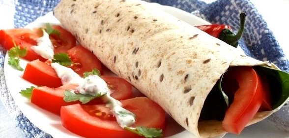 Тортилья с курицей-гриль