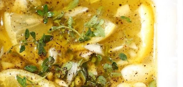 Маринад с лимоном для шашлыка