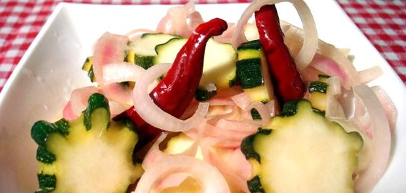Цуккини в маринаде