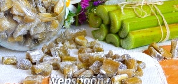 Цукаты из ревеня