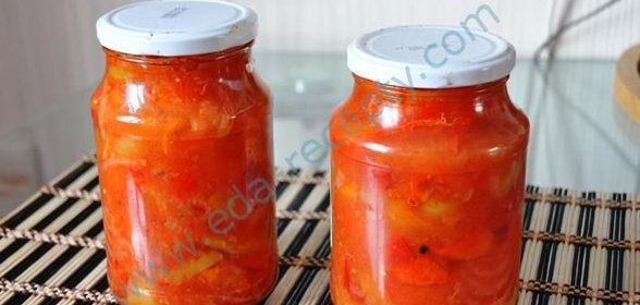 Салат из болгарского перца на зиму