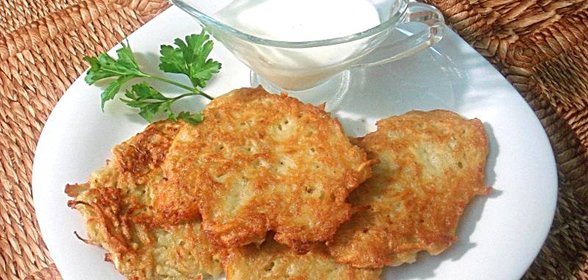 Оладьи из тёртой картошки