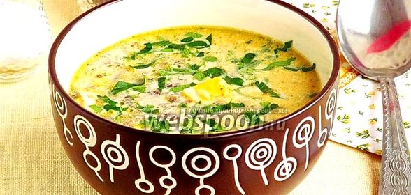 Брюссельский суп из шампиньонов