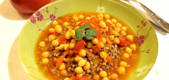 Томатный соус с нутом