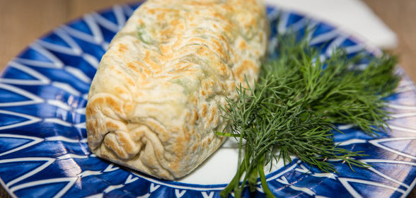 Пишлок-гумма с сыром и зеленью