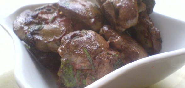 Куриная печень по-мароккански