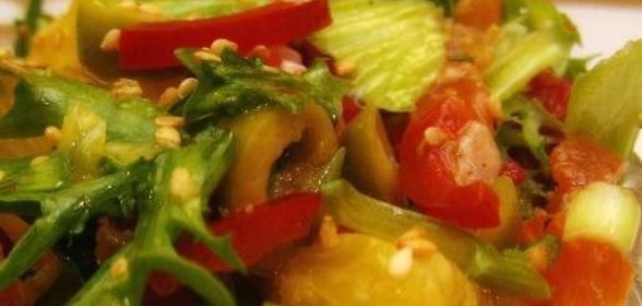 Омлет с зеленым луком