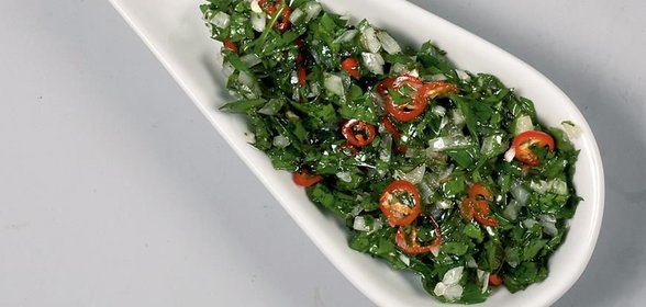 Маринад к мясу с пряной зеленью