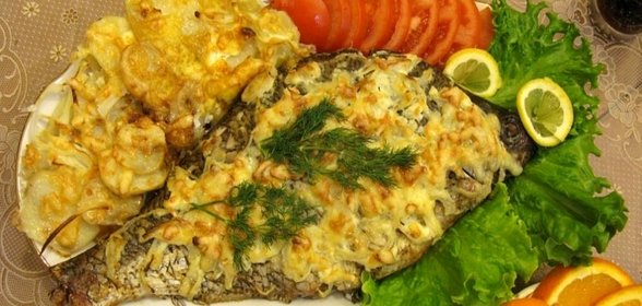 Карась в майонезе
