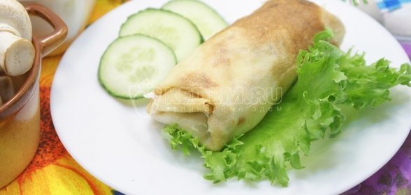 Блинчики фаршированные фаршем