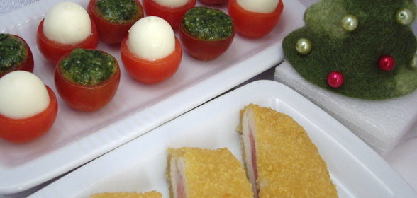 Кордон Блю из мяса цыплёнка с Капрезе