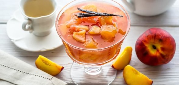 Варенье из персиков с ванилью