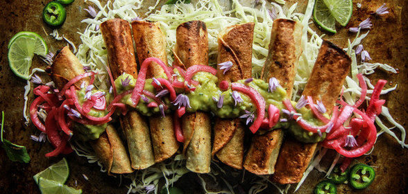 Мексиканские такос с говяжим фаршем