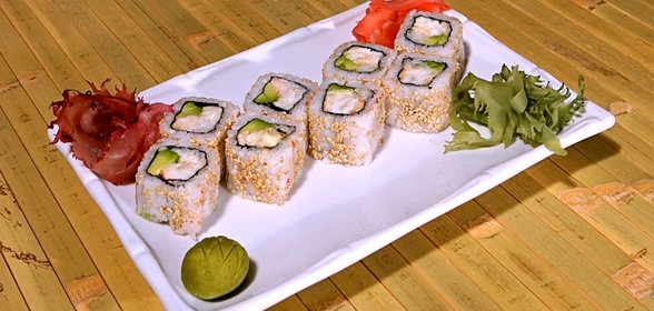 Суши с кунжутом