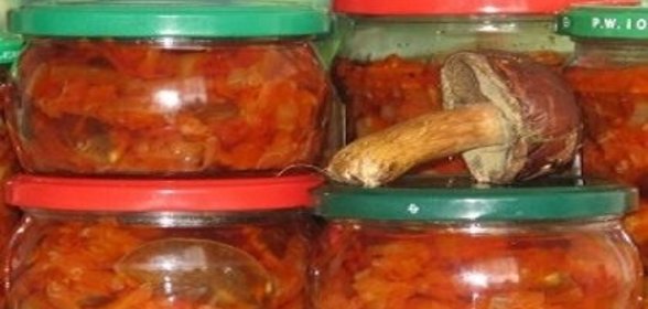 Салаты на зиму с грибами