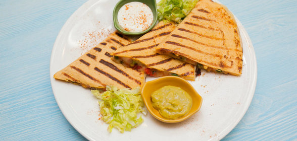 Кесадилья с сочной говядиной-гриль