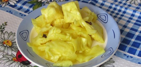 Капуста, маринованная кусочками на зиму