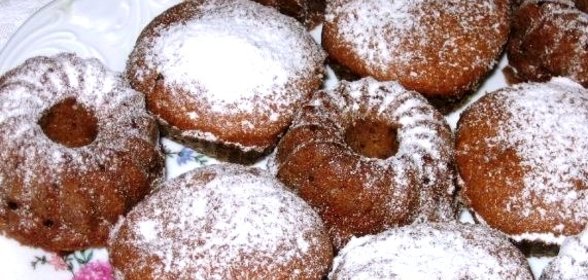 Кексы с яблоками