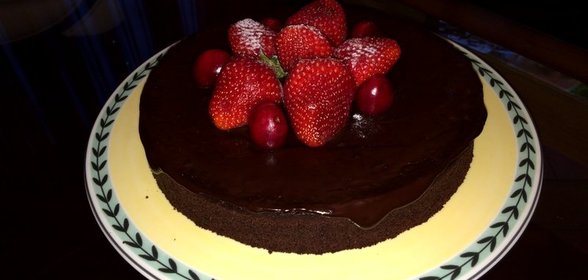 Шоколадный ганаш для торта