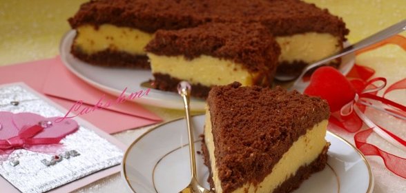 Творожный торфяной пирог