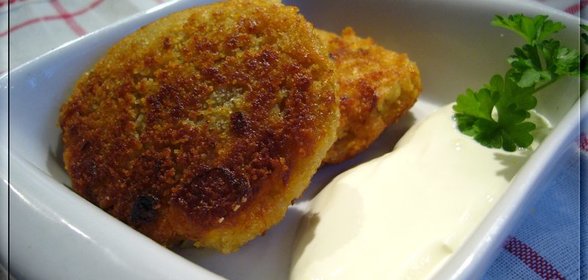 Биточки из квашеной капусты (Dibbellabbes mit Sauerkraut)