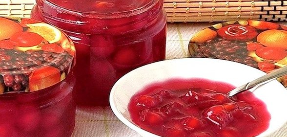 Варенье из черешни с косточкой