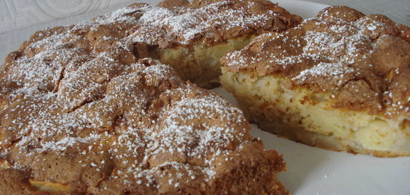 Пирог яблочный Пятиминутка