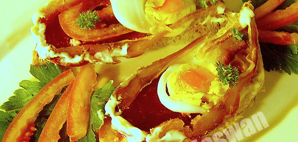 Бутербродик с очень соленой рыбой