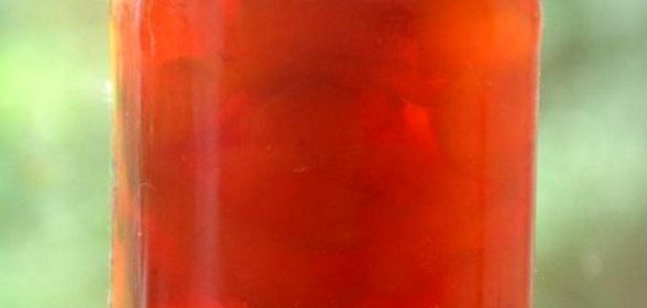 Персиковое варенье с ванилином