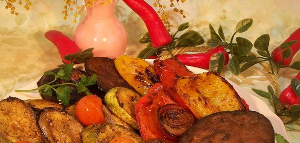 Овощи-гриль в пряном маринаде