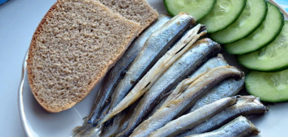 Брокколи, запеченная с болгарским перцем