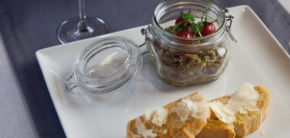 Тартар из баклажанов