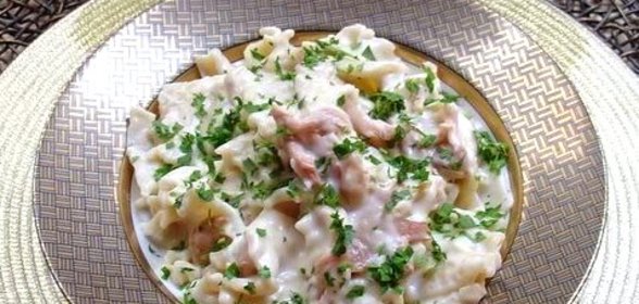 Грибы под соусом Бешамель