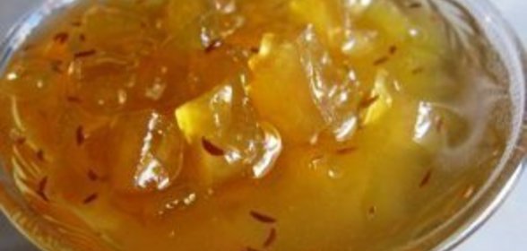 Пряное варенье из арбузных корок
