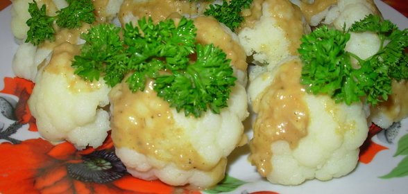 Салат из цветной капусты с маринадом