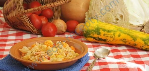 Овощное рагу: кабачки с картошкой помидорами