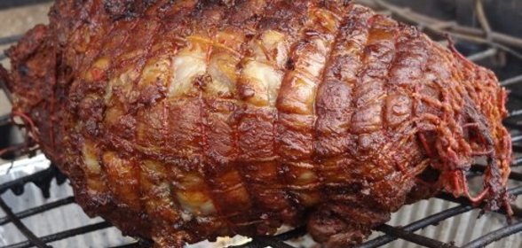 Уставшая Баранина с Чесноком и Аджикой на Гриле